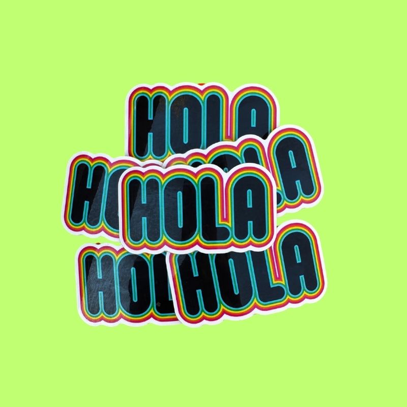 HOLA Sticker