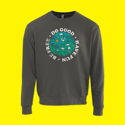 Yin yang crewneck sweatshirt